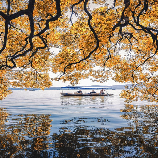 Calm Waters - Canvas Print - calm canvas painting of the beautiful ocean - this wall art is perfect for adding an eye-catching accent in your space | NicheCanvas