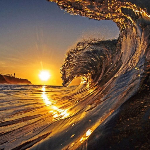 Sunset Wave wall paintings