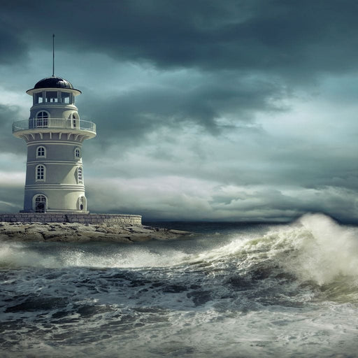 Dramatic Lighthouse Canvas Print