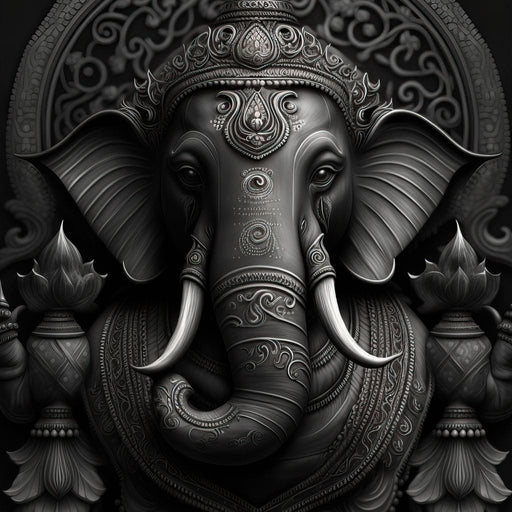 Ganesha's Might Canvas Print