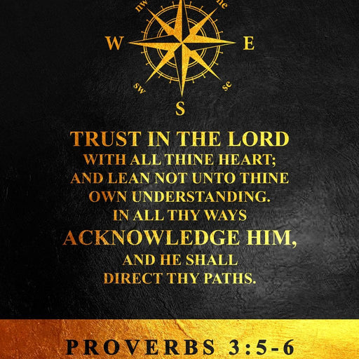 Proverbs 3:5-6 - ABConcepts Canvas Print