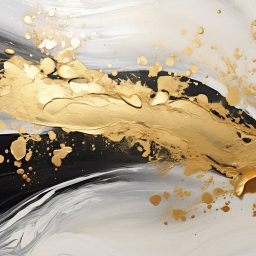 Morningstar Gold Swirl 2 - Tanni Cylon Canvas Print