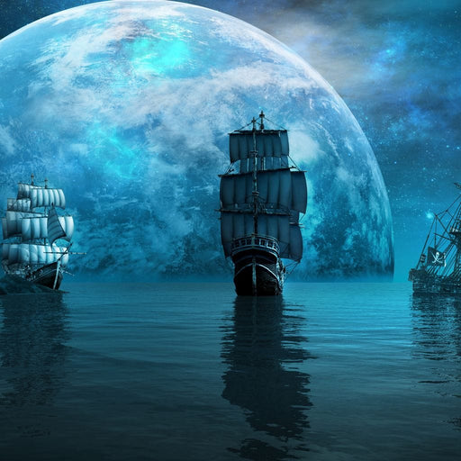 Sailing World Canvas Print