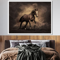 Brown Horse - NicheCanvas