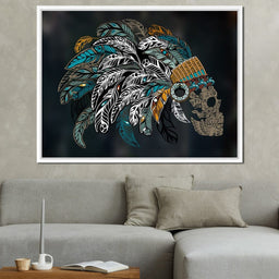 Ornamental Skull - NicheCanvas