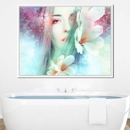 Spring Lady - NicheCanvas