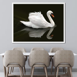 Swan - Ben Heine - NicheCanvas