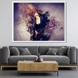 Guitar Splash - NicheCanvas