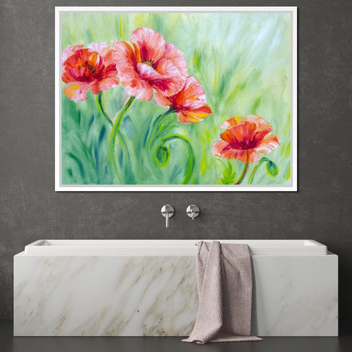 Summer Poppies Canvas Print