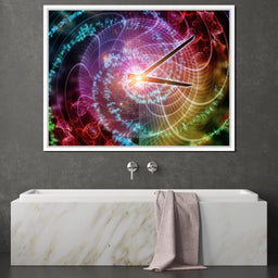 Spacetime Clock - NicheCanvas
