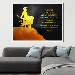 Psalm 27:1 - ABConcepts - NicheCanvas