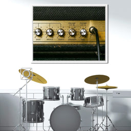 Vintage Electric Guitar Amplifier - NicheCanvas