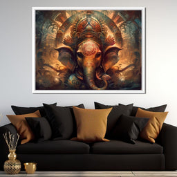 Majestic Ganesha - NicheCanvas