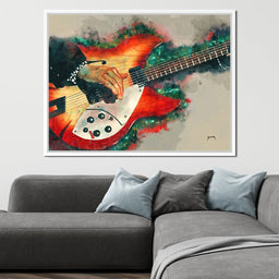 Tom Petty's Electric Guitar - Abraham Szomor - NicheCanvas