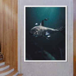 Megalodon - Zenzdesign - NicheCanvas