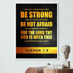 Joshua 1:9 - ABConcepts - NicheCanvas