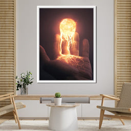 Holding the Sun - NicheCanvas