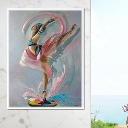 Ballet Dancer Artist Palette - NicheCanvas