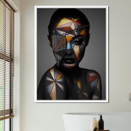 Geometric Face Paint - Johanjjf - NicheCanvas