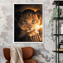 Lion Cub - Zenzdesign - NicheCanvas