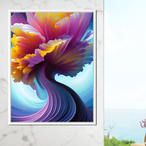 Flower Splash Art - Johanjjf Canvas Print