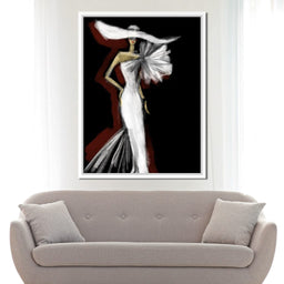 The White Dress - NicheCanvas