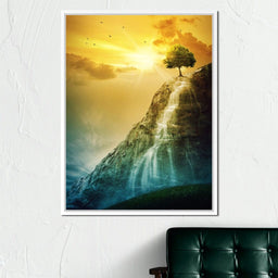Waterfall Tree - NicheCanvas