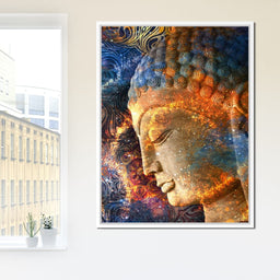 Buddha's Profile - NicheCanvas