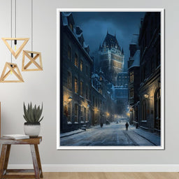 Quebec City Lights - NicheCanvas