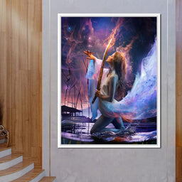 Fire Sword - NicheCanvas