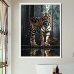Tiger Reflection - Zenzdesign - NicheCanvas