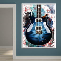 Santana's Electric Guitar - Abraham Szomor - NicheCanvas