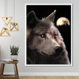 Wolf Moon - Zenzdesign - NicheCanvas