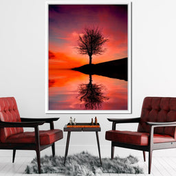 Red Sunset - NicheCanvas