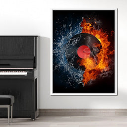 Record in Fire and Water - NicheCanvas