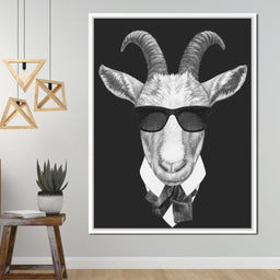 Dressed Up Goat - NicheCanvas