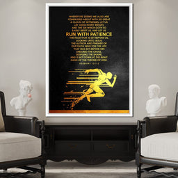 Hebrews 12:1-2 - ABConcepts - NicheCanvas