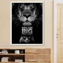 Dream Big Start Small - ABConcepts - NicheCanvas