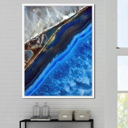 Blue Stone - NicheCanvas