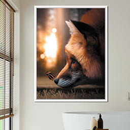 Fox Butterfly - Zenzdesign - NicheCanvas