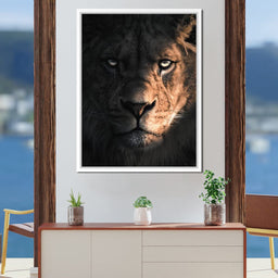 Lion Dark - Zenzdesign - NicheCanvas