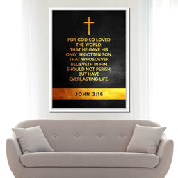 John 3:16 - ABConcepts - NicheCanvas
