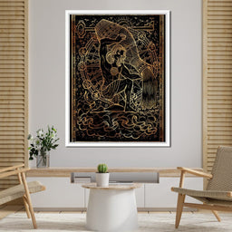 Zodiac sign Aquarius - NicheCanvas