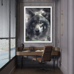 Midnight Wolf - Zenzdesign - NicheCanvas