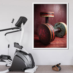 Rusty Dumbbells - NicheCanvas