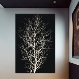 The Black Tree - Kubistika - NicheCanvas
