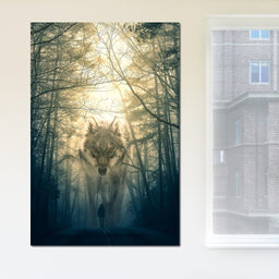 Wolf Walking - Alex Graphex - NicheCanvas