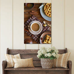 Cup of Coffee with Sugar Pie - NicheCanvas