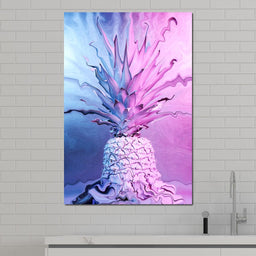 Psychedelic Pineapple - NicheCanvas