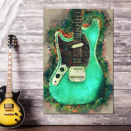 Kurt Cobain's Guitar - Abraham Szomor - NicheCanvas